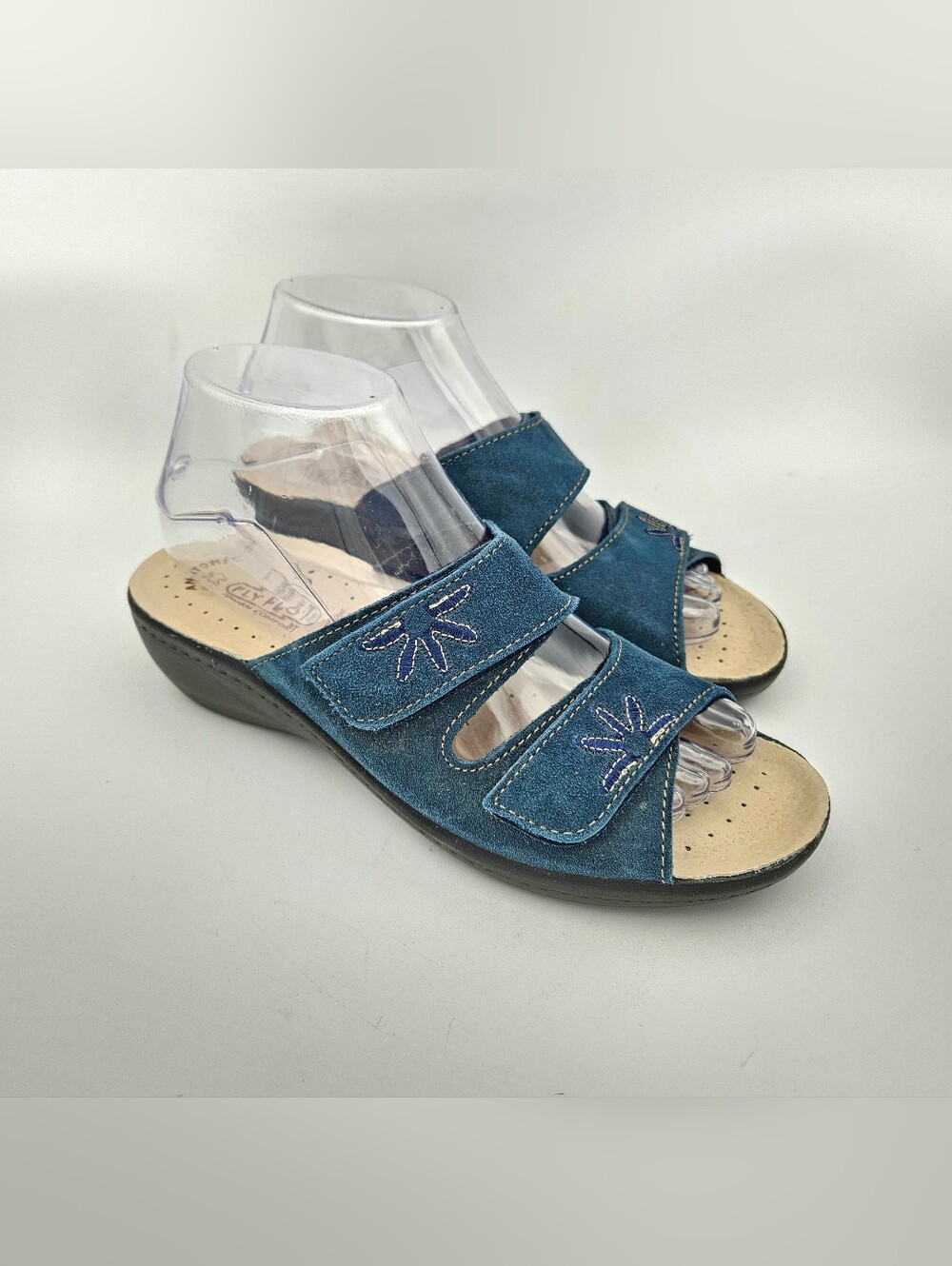 Fly Flot Sandals Maylis Womens Size 8 Blue